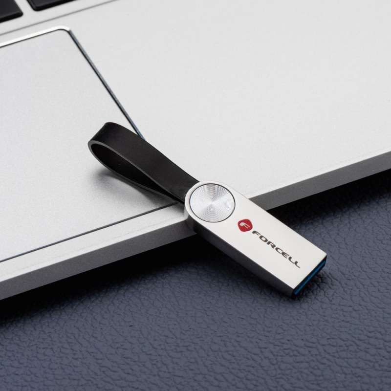 SPOTT-GR Forcell F-Data Metal - Στικάκι USB 64GB USB3.2 Gen 1 (USB-A) - Ασημί