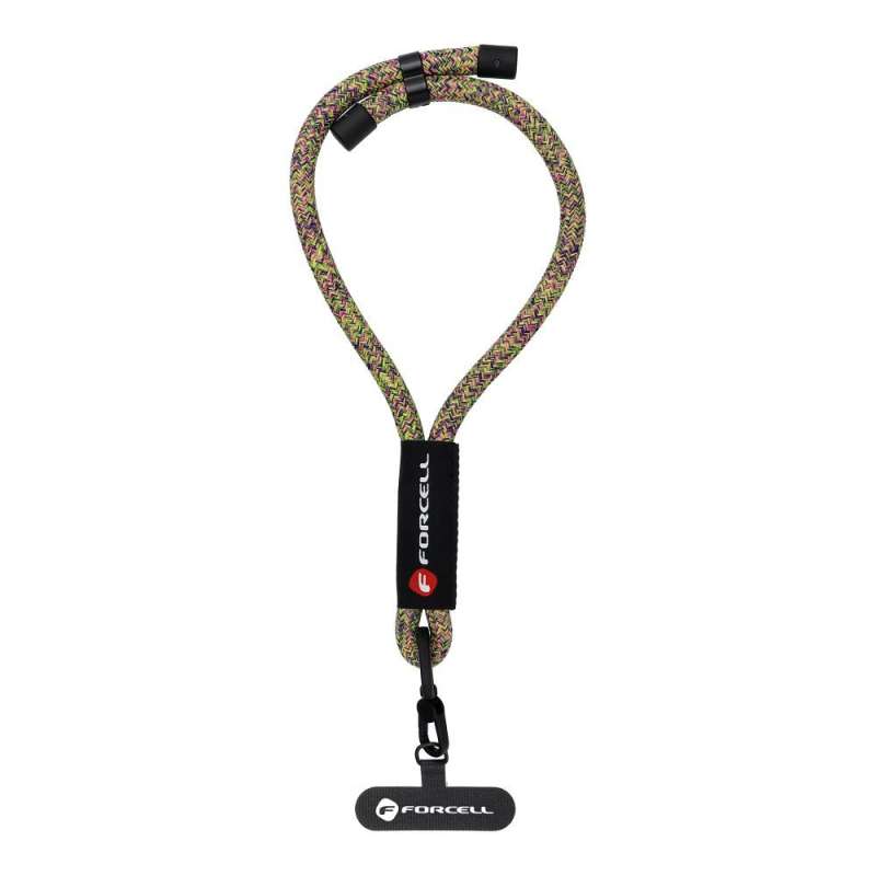 SPOTT-GR Forcell F-Design R10X40 - Πολύχρωμο Λουράκι Καρπού για Θήκες Κινητών με Ρυθμιζόμενο Μήκος (Μέγιστη Θηλιά 20 εκατοστά)