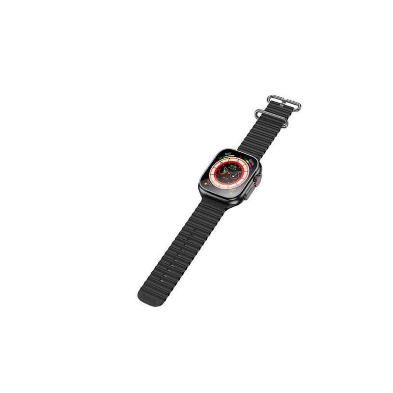 SPOTT-GR Hoco DYD01- Smartwatch με Υποδοχή SIM 4G και Δυνατότητα Κλήσεων - Μαύρο