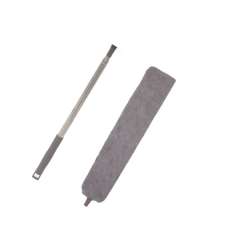 SPOTT-GR Retractable Slit Duster - Πανί Καθαρισμού με Τηλεσκοπικό Κοντάρι 2.5m για Δύσκολα Σημεία σε Γκρι Χρώμα