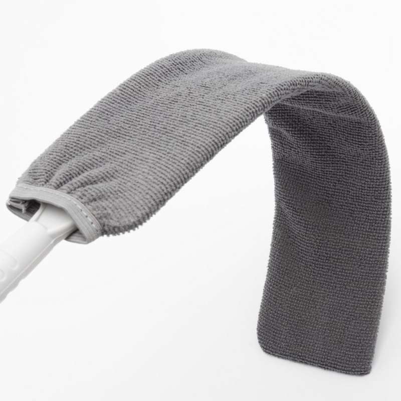 SPOTT-GR Retractable Slit Duster - Πανί Καθαρισμού με Τηλεσκοπικό Κοντάρι 1.6m για Δύσκολα Σημεία σε Γκρι Χρώμα
