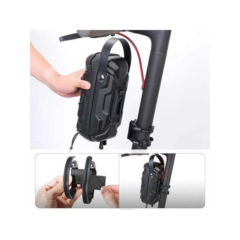 SPOTT-GR Wildman GD6X - Αδιάβροχη Τσάντα Τιμονιού E-Scooter Χωρητικότητας 2L σε Μαύρο Χρώμα
