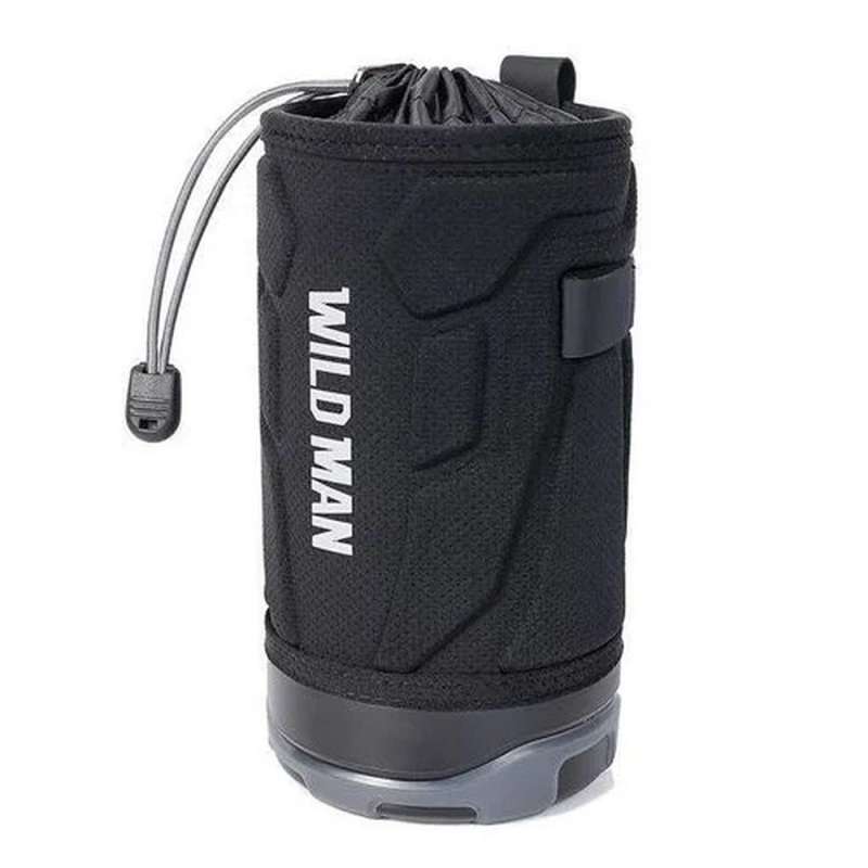 SPOTT-GR Wildman R1 - Τσαντάκι Τιμονιού Ποδηλάτου Χωρητικότητας 1L σε Μαύρο Χρώμα