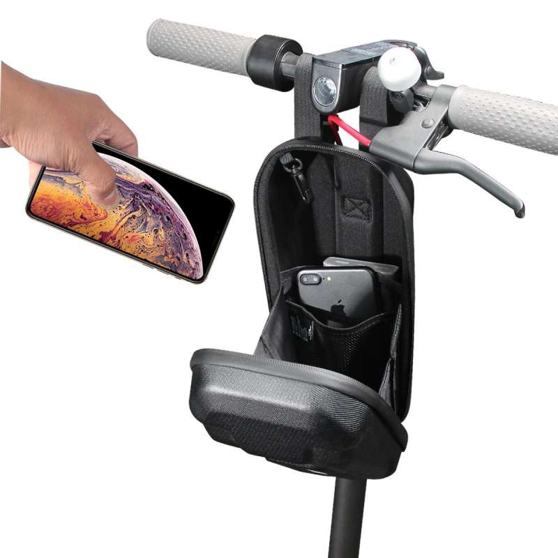 SPOTT-GR Wildman TS8 - Αδιάβροχη Τσάντα Τιμονιού E-Scooter Χωρητικότητας 2L σε Μαύρο Χρώμα
