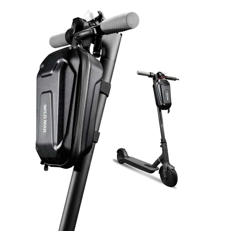 SPOTT-GR Wildman TS8 - Αδιάβροχη Τσάντα Τιμονιού E-Scooter Χωρητικότητας 2L σε Μαύρο Χρώμα