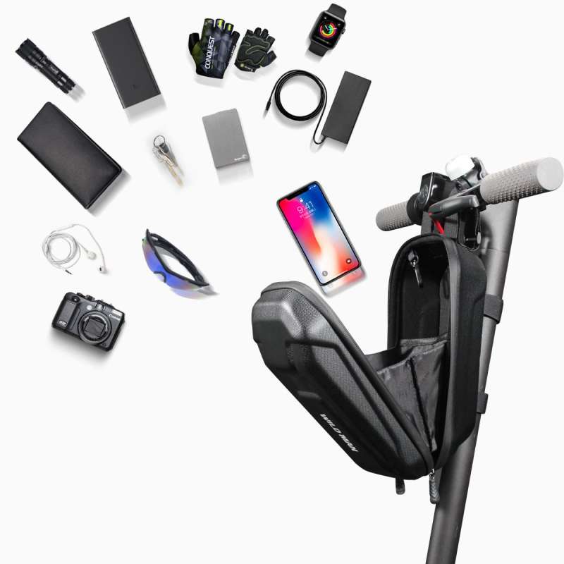 SPOTT-GR Wildman TS8 - Αδιάβροχη Τσάντα Τιμονιού E-Scooter Χωρητικότητας 2L σε Μαύρο Χρώμα