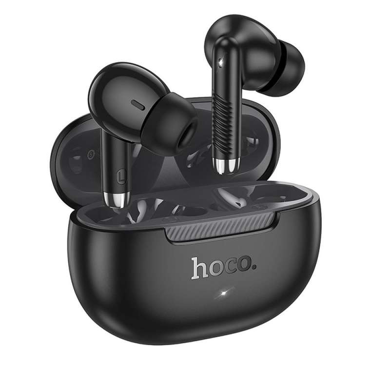 SPOTT-GR Hoco EQ24 - Ασύρματα In-Ear Ακουστικά Bluetooth σε Μαύρο Χρώμα