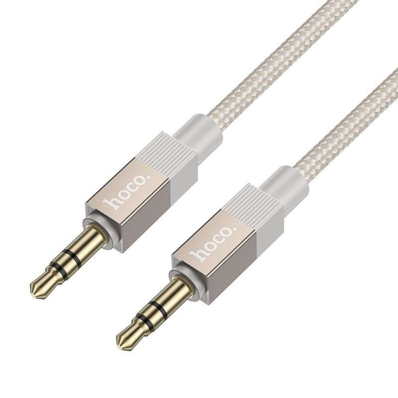 SPOTT-GR Hoco UPA32 - Καλώδιο AUX Jack 3.5mm (Αρσενικό) 1m - Χρυσό