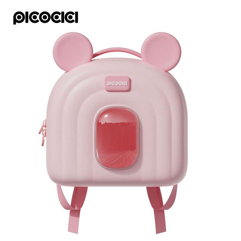 SPOTT-GR Picocici K52 - Αδιάβροχη Παιδική Τσάντα με Αυτάκια - Ροζ