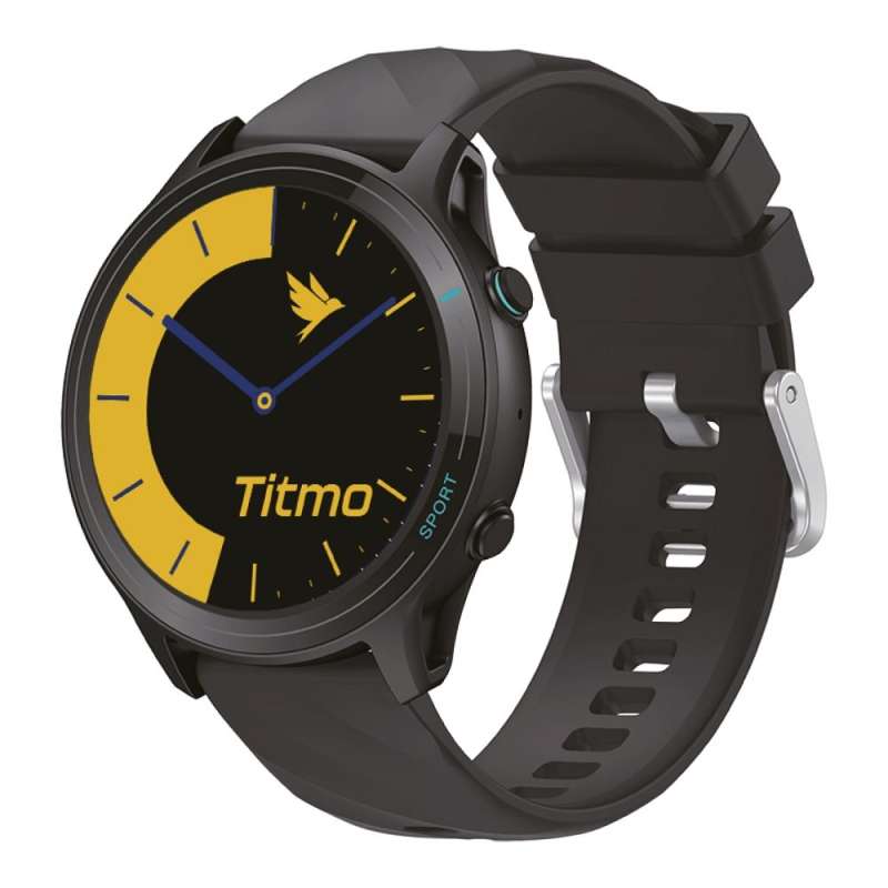 SPOTT-GR Titmo O-100 - Αδιάβροχο Smartwatch με Δυνατότητα Κλήσεων σε Μαύρο Χρώμα