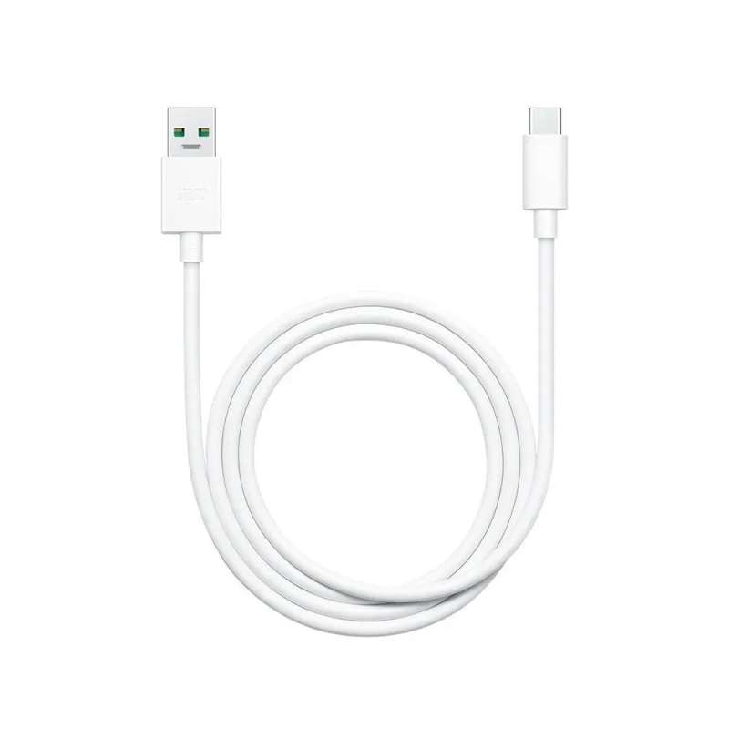 SPOTT-GR OPPO DL129 - Γνήσιο Καλώδιο USB-A σε Type-C 3A 1m σε Άσπρο Χρώμα