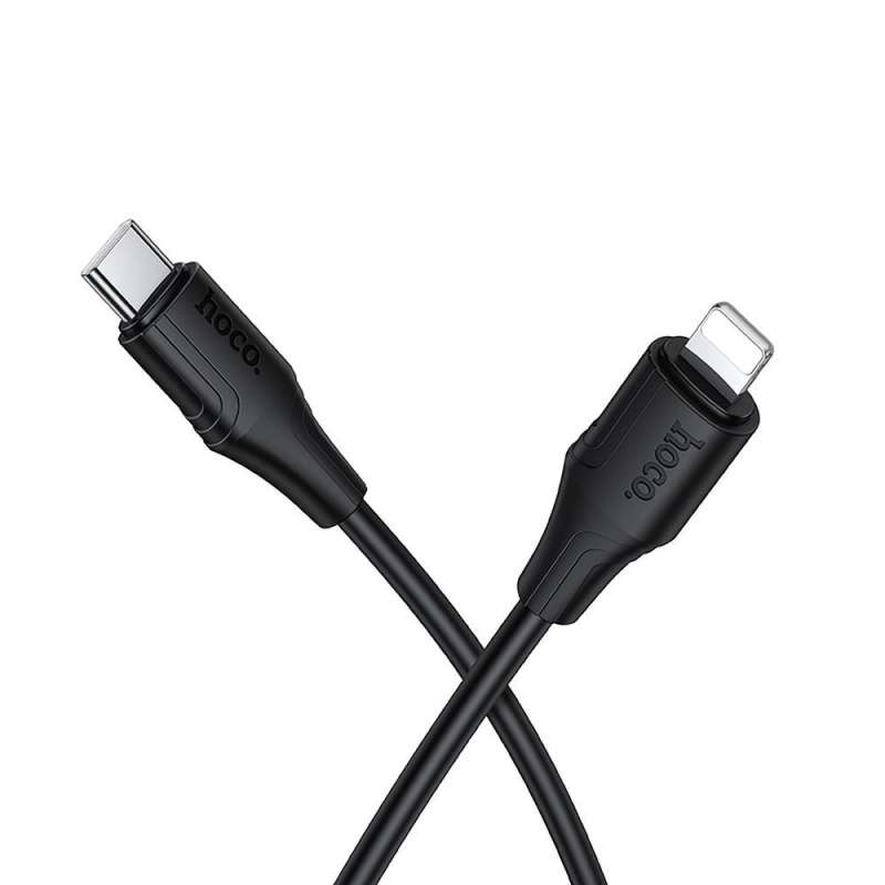 SPOTT-GR Hoco X124 - Καλώδιο USB-A σε Lightning 27W 1m σε Μαύρο Χρώμα