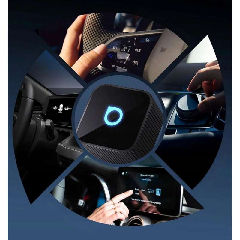 SPOTT-GR Ottocast Mini Cube T2 - USB Αντάπτορας CarPlay / Android Auto σε Μαύρο Χρώμα