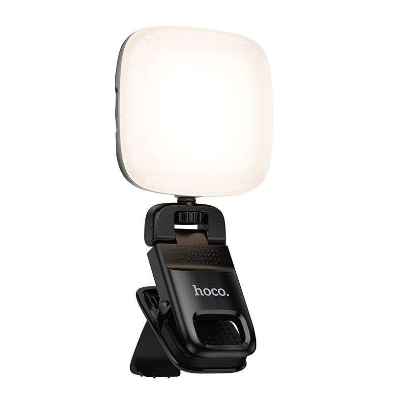 SPOTT-GR Hoco K29 - Επαναφορτιζόμενο LED Φωτιστικό Μπαταρίας 300mAh - Μαύρο