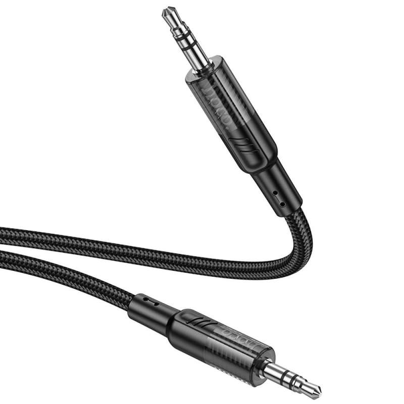 SPOTT-GR Hoco UPA27 - Καλώδιο AUX Jack 3.5mm σε Jack 3.5mm 1.2m - Μαύρο