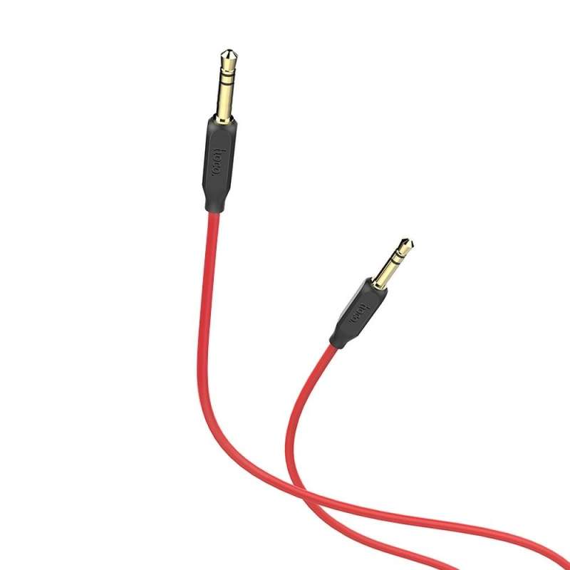 SPOTT-GR Hoco UPA11 - Καλώδιο AUX Jack 3.5mm σε Jack 3.5mm 1m - Μαύρο