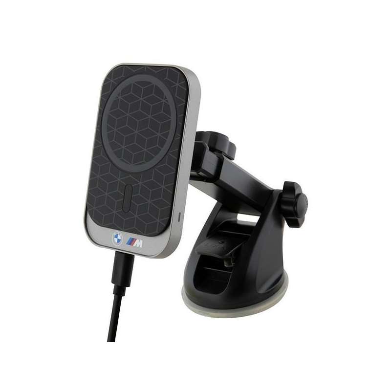 SPOTT-GR BMW Mount M Edition - Μαγνητική Βάση Κινητού για Παρμπρίζ / Αεραγωγό Αυτοκινήτου με Υποστήριξη MagSafe 15W σε Μαύρο Χρώμα