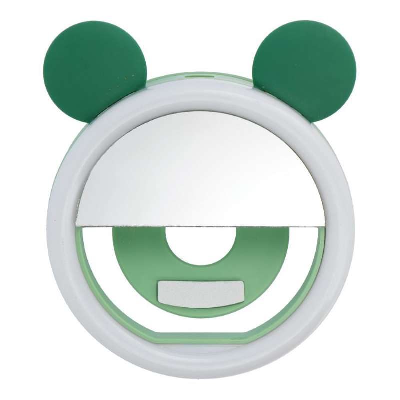 SPOTT-GR Selfie LED Light Ring RK12 - Επαναφορτιζόμενο LED Flash Ιδανικό για Selfies σε Πράσινο Χρώμα