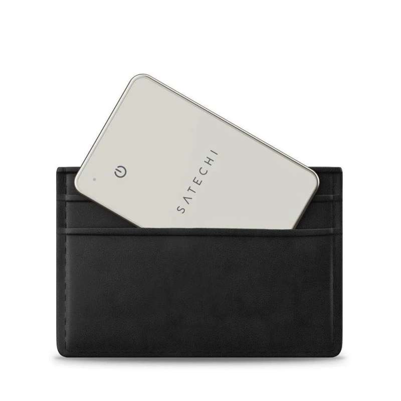 SPOTT-GR Satechi FindAll™ Card - GPS Tracker Συμβατό με Apple Find My με Σχήμα Κάρτας σε Μπεζ Χρώμα (ST-LFAWCW)