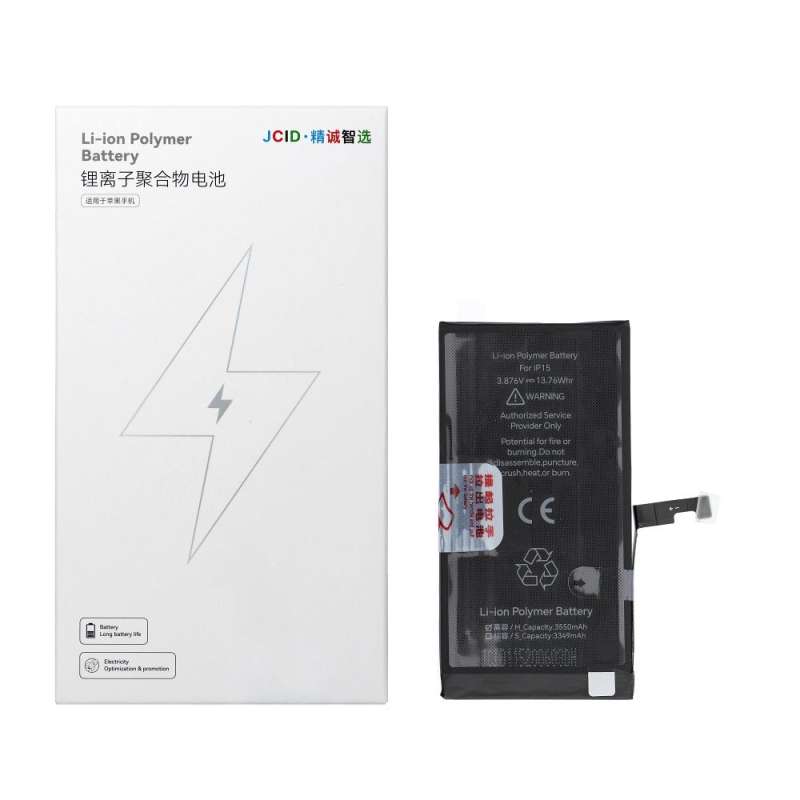 SPOTT-GR JCID Standard Battery - Μπαταρία Αντικατάστασης για Apple iPhone 15 (High Capatity)