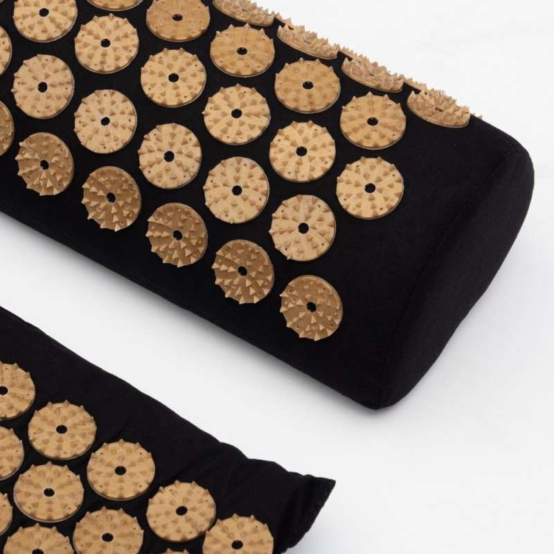 SPOTT-GR Acupuncture Massage Pad - Χαλάκι Μασάζ για το Σώμα σε Μαύρο / Χρυσό Χρώμα