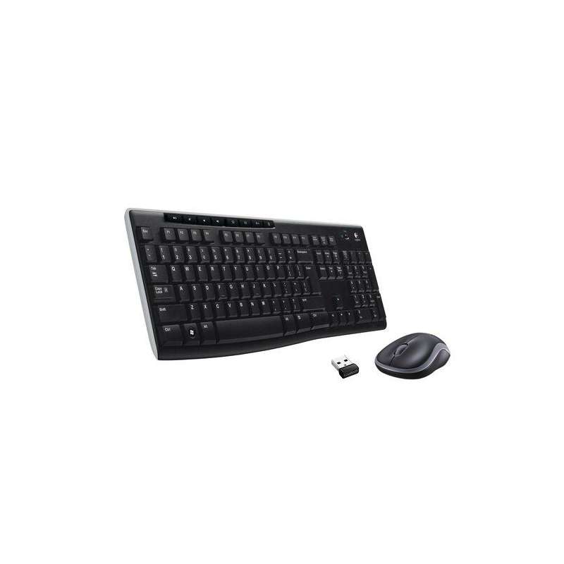 SPOTT-GR Logitech MK270 - Σετ Ασύρματο Πληκτρολόγιο με Ποντίκι σε Μαύρο Χρώμα