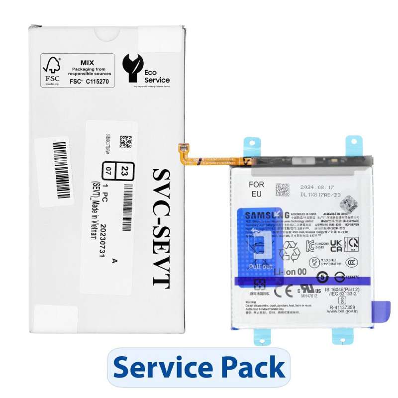 SPOTT-GR Battery Service Pack - Γνήσια Μπαταρία για Samsung Galaxy S24 FE  (S721B) GH82-35853A