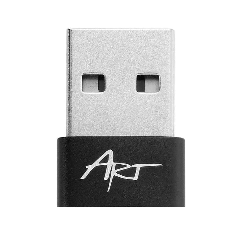 SPOTT-GR Art C14 - Compact Μετατροπέας USB-A 2.0 σε Type-C σε Μαύρο Χρώμα