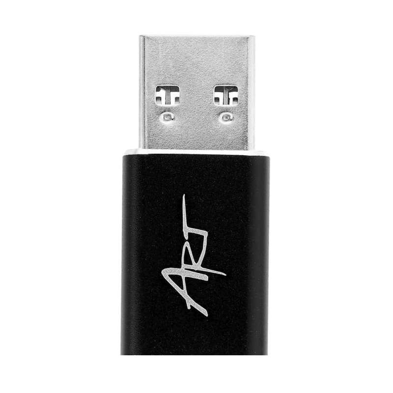 SPOTT-GR Art C12 - Μετατροπέας USB-A σε Type-C σε Μαύρο Χρώμα