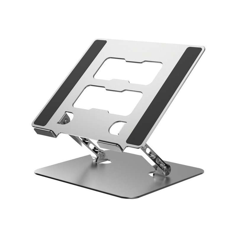 SPOTT-GR Art P10 - Ρυθμιζόμενη Βάση Στήριξης για Laptop σε Ασημί Χρώμα