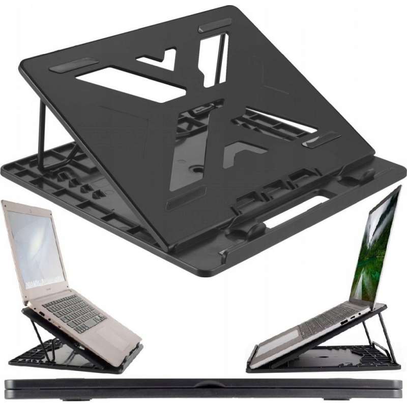 SPOTT-GR Art P14 - Ρυθμιζόμενη Βάση για Laptop σε Μαύρο Χρώμα