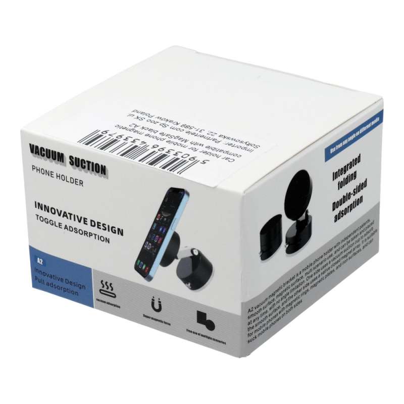 SPOTT-GR OEM Magnetic Holder - Βάση Κινητού για Ταμπλό Αυτοκινήτου με Υποστήριξη MagSafe σε Μαύρο Χρώμα