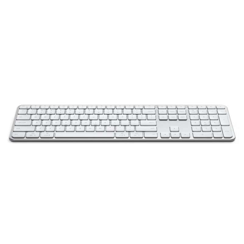 SPOTT-GR Satechi Slim EX3 - Ασύρματο Bluetooth Πληκτρολόγιο QWERTY Συμβατό με Mac σε Ασημί Χρώμα (ST-KEX3S-EN)