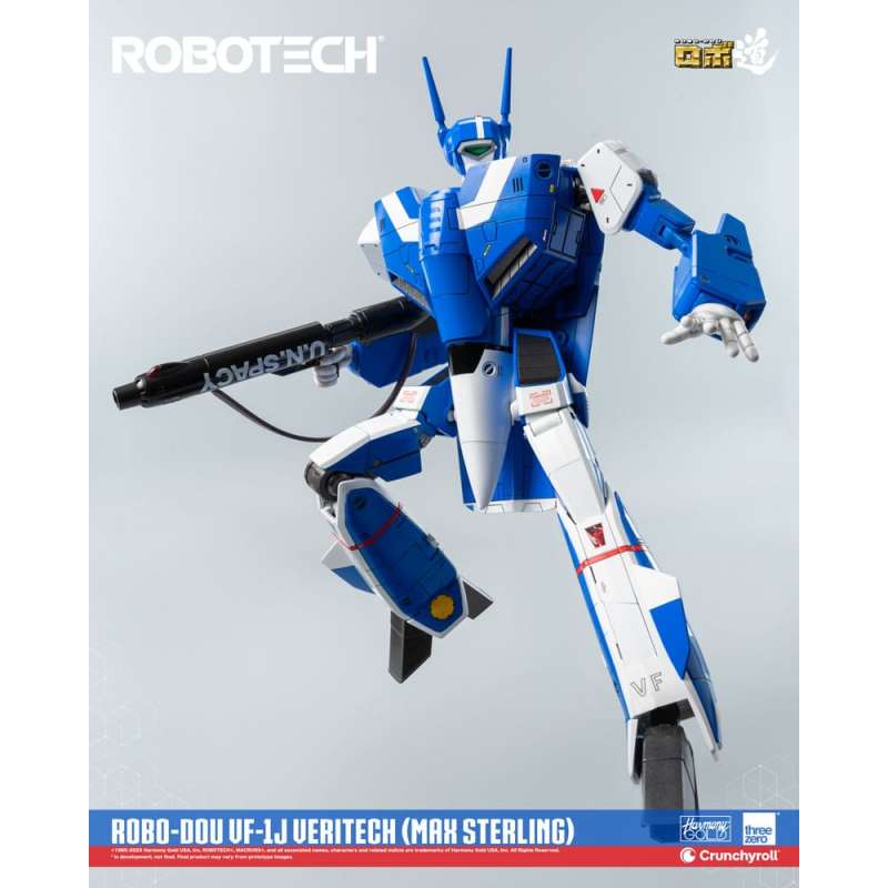 SPOTT-GR Robotech Action Figure ROBO-DOU VF-1J Veritech (Max Sterling) 20 cm