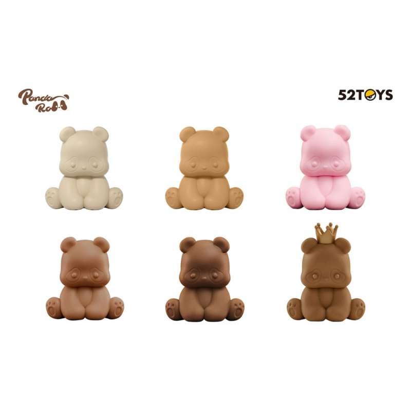 SPOTT-GR Panda Roll Minime Blind Box - Φιγούρες Sit Down Pandas με Ύψος 3cm (Σετ 5 Τεμάχια)