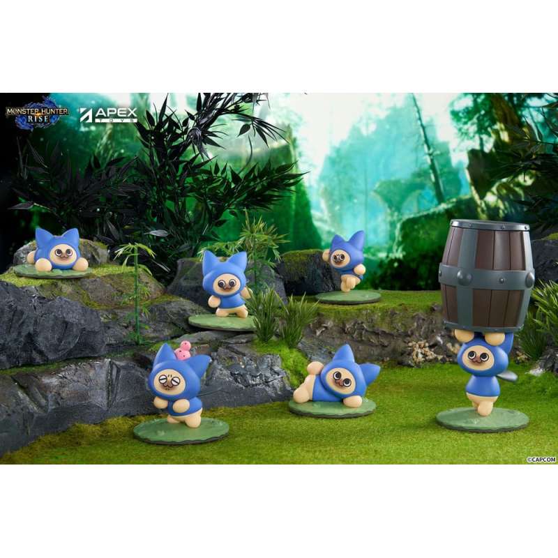 SPOTT-GR Monster Hunter Rise - Φιγούρες Felyne Cat (6-Pack)