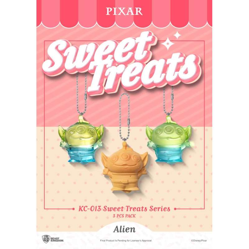 SPOTT-GR Pixar Sweet Treats Series - Μπρελόκ (3-Pack) με Ύψος 4cm