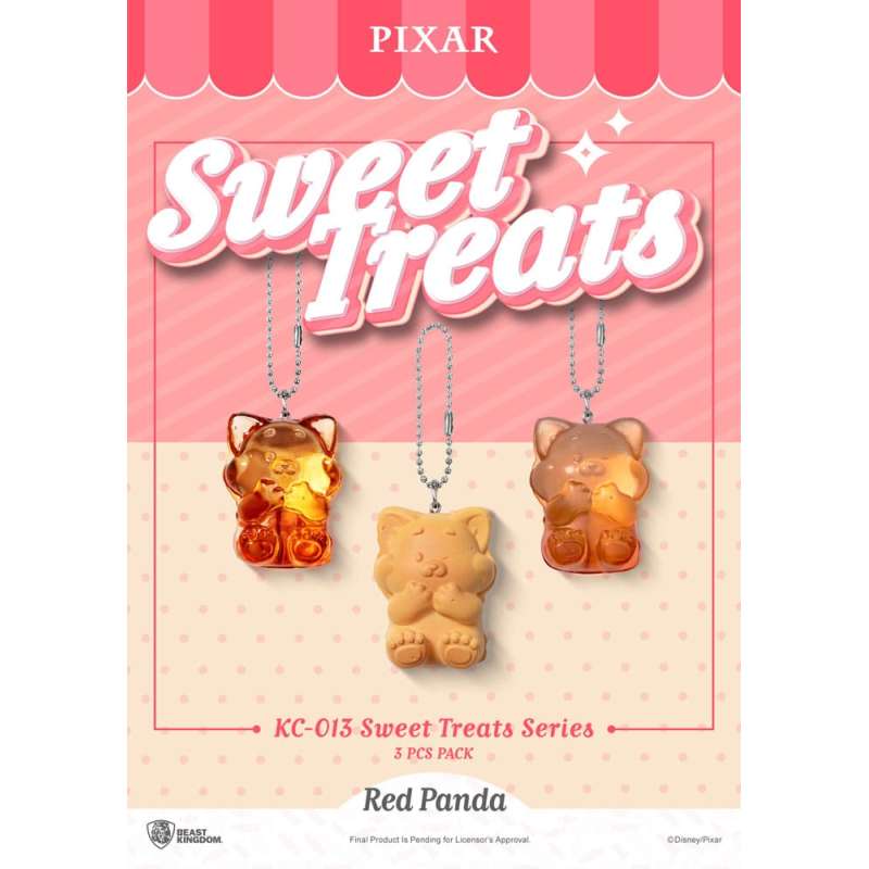 SPOTT-GR Pixar Sweet Treats Series - Μπρελόκ (3-Pack) με Ύψος 4cm