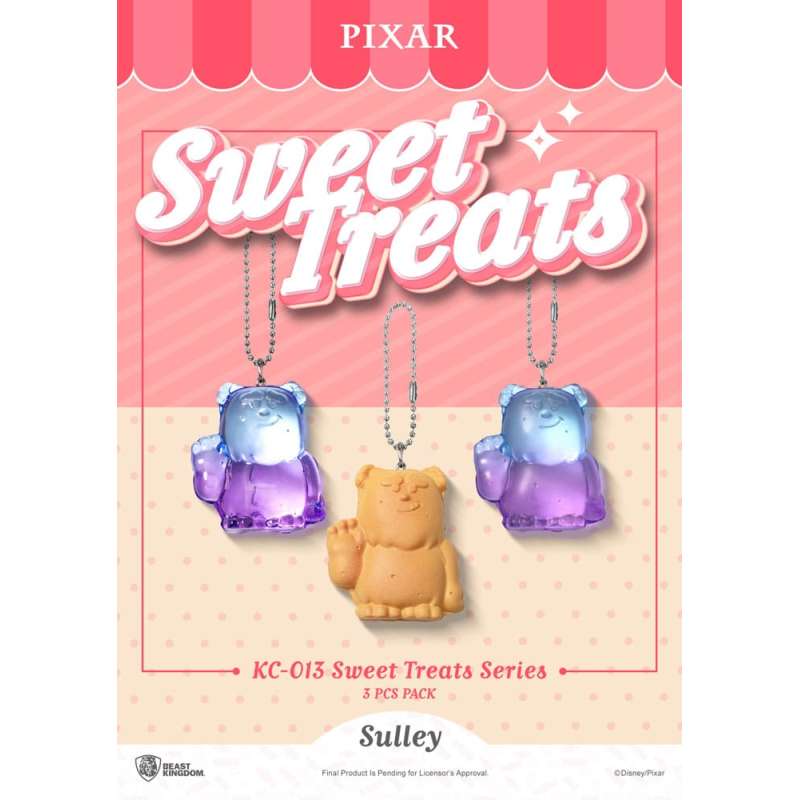 SPOTT-GR Pixar Sweet Treats Series - Μπρελόκ (3-Pack) με Ύψος 4cm
