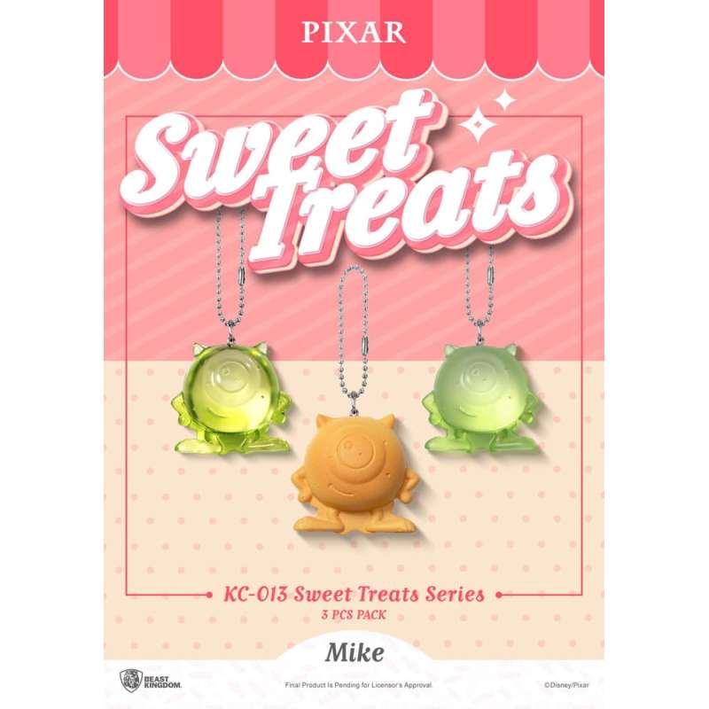 SPOTT-GR Pixar Sweet Treats Series - Μπρελόκ (3-Pack) με Ύψος 4cm