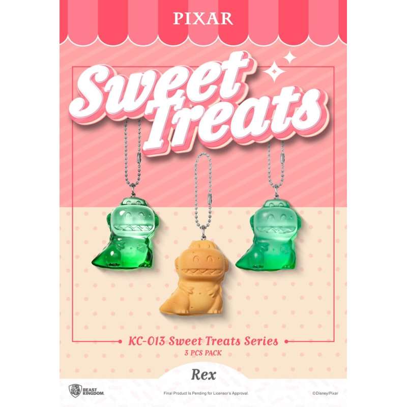SPOTT-GR Pixar Sweet Treats Series - Μπρελόκ (3-Pack) με Ύψος 4cm