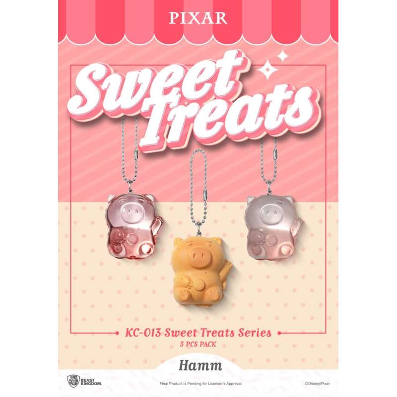 SPOTT-GR Pixar Sweet Treats Series - Μπρελόκ (3-Pack) με Ύψος 4cm