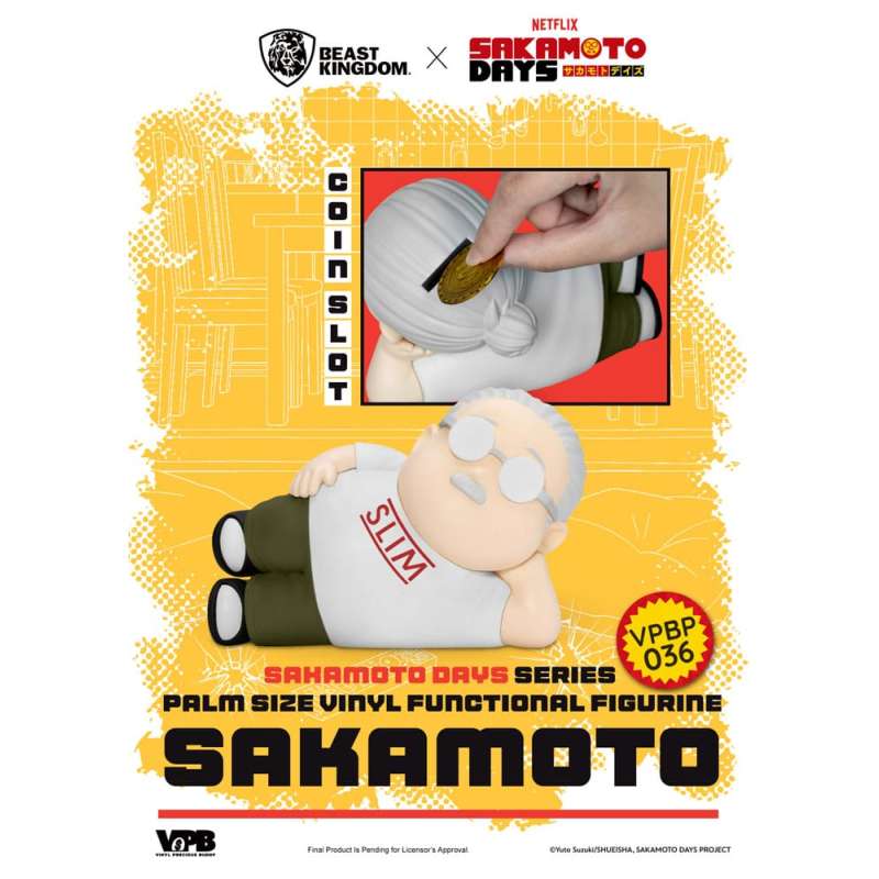 SPOTT-GR Sakamoto Days - Κουμπαράς Βινυλίου Taro Sakamoto με Ύψος 14cm