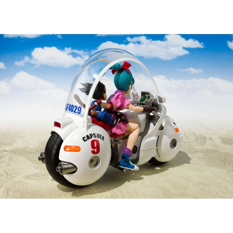 SPOTT-GR Dragon Ball S.H. Figuarts Vehicle with - Φιγούρα Bulma's Motorcycle Hoipoi Capsule No. 9 με Ύψος 17cm