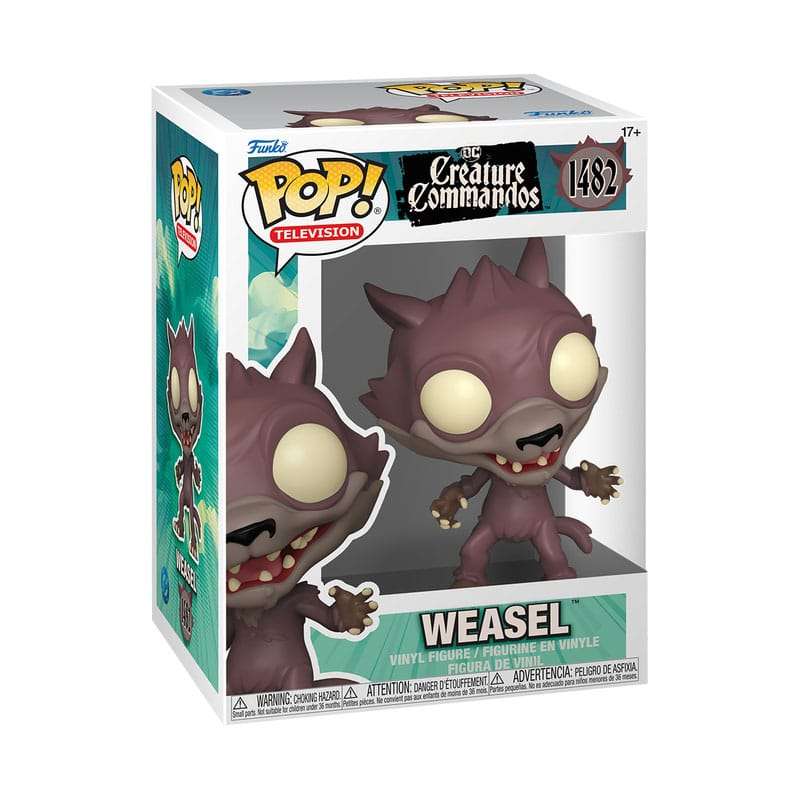 SPOTT-GR Creature Commandos POP! TV Vinyl Figure Weasel 9 cm