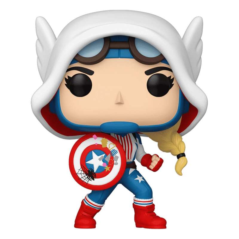 SPOTT-GR Marvel POP! Vinyl Figure Cap-Gwen 9 cm