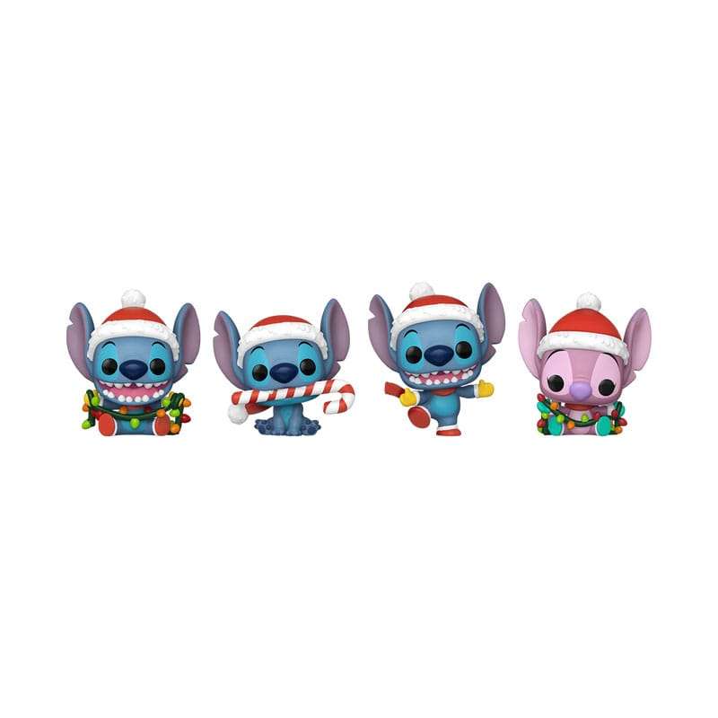 SPOTT-GR Λίλο και Στιτς Holiday 2025 Pocket POP! - Φιγούρες Βινυλίου 4-Pack Tree Holiday Box με Ύψος 4cm