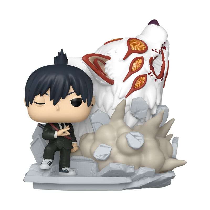 SPOTT-GR Chainsaw Man POP Moments - Φιγούρα Βινυλίου Aki (Fox Devil) με Ύψος 9cm