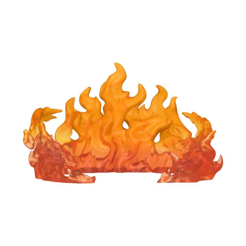 SPOTT-GR Fire POP! Nooks Vinyl Figure Red 5 cm