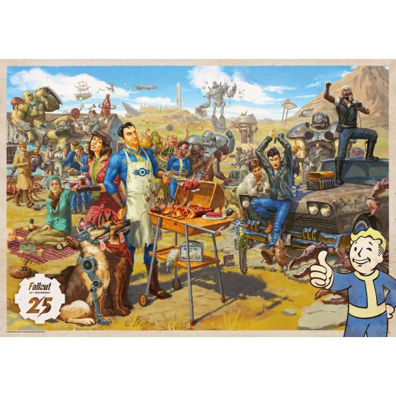 SPOTT-GR Fallout Vault Loot Collection - Σετ με Puzzle, Κάλτσες, Φιγούρες και Μπρελόκ Θεματικής Fallout